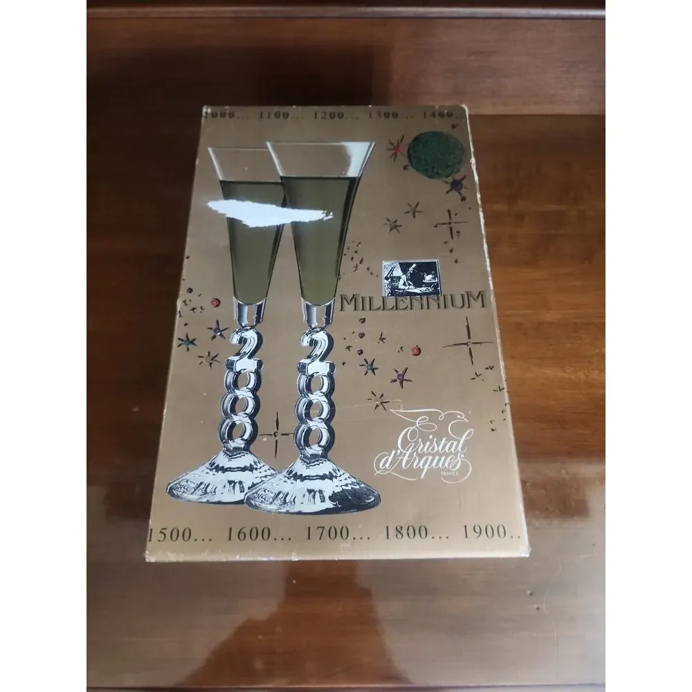 cristal d arques glasses 2000 Millennium